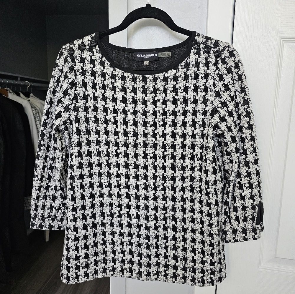 Karl's Lagerfeld Knit Top XS